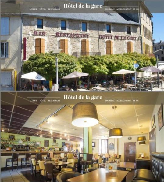 Hotel De La Gare Severac-d'Aveyron Exterior foto