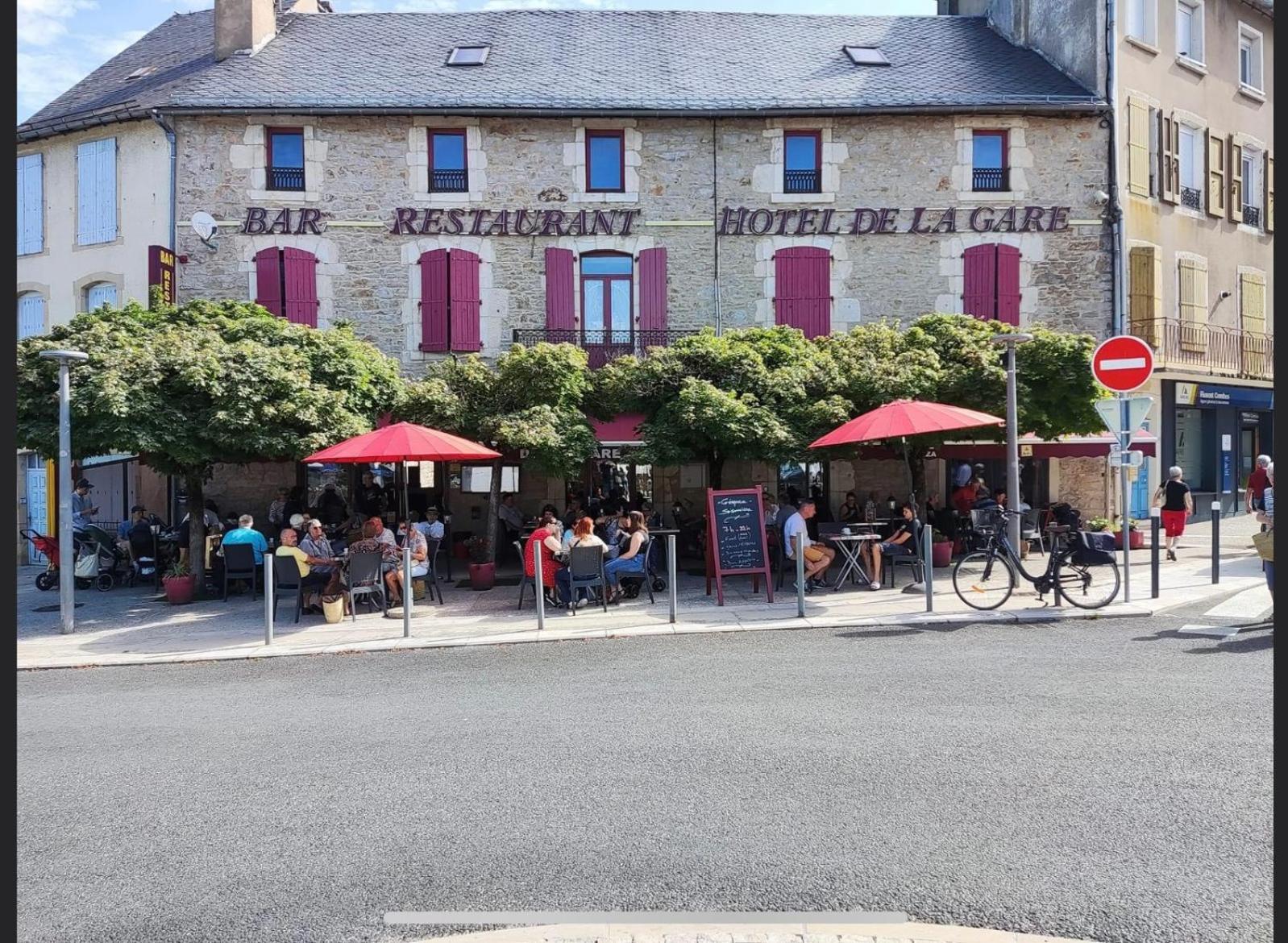 Hotel De La Gare Severac-d'Aveyron Exterior foto