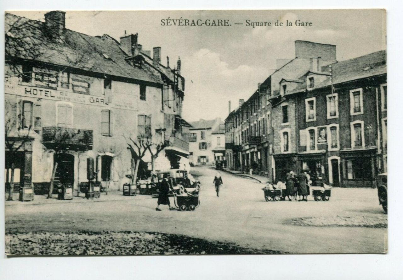 Hotel De La Gare Severac-d'Aveyron Exterior foto